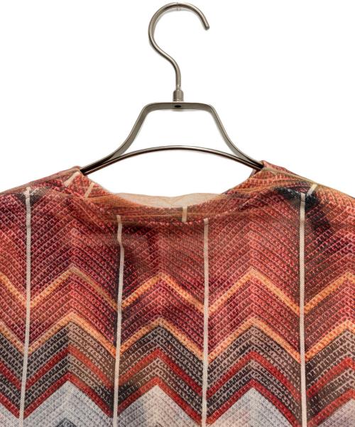 Y. PROJECT（ワイプロジェクト）Y. PROJECT (ワイプロジェクト) レイヤードチュールカットソー オレンジ サイズ:42の古着・服飾アイテム