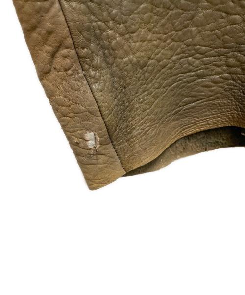 ISSEY MIYAKE（イッセイミヤケ）ISSEY MIYAKE (イッセイミヤケ) レザーパンツ ブラック サイズ:SIZE Sの古着・服飾アイテム