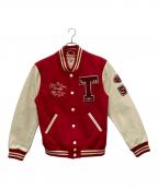 TRUE RELIGIONトゥルー レリジョン）の古着「スタジャン」｜レッド