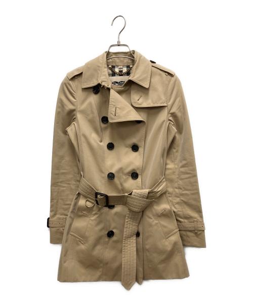 BURBERRY（バーバリー）BURBERRY (バーバリー) THE SANDRINGHAM-SHORT トレンチコート ベージュ サイズ:SIZE4の古着・服飾アイテム