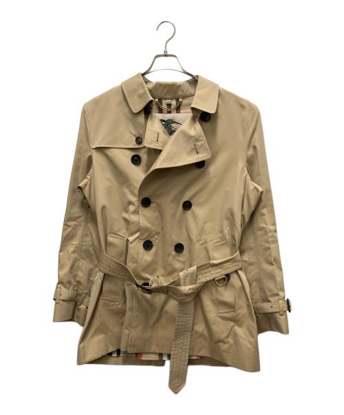 BURBERRY（バーバリー）BURBERRY (バーバリー) THE SANDRINGHAM-SHORT トレンチコート ベージュ サイズ:54の古着・服飾アイテム