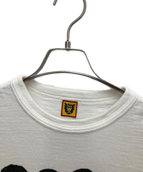 HUMAN MADE（ヒューマンメイド）HUMAN MADE (ヒューマンメイド) BEATLES（ビートルズ）プリント半袖Tシャツ ホワイト サイズ:SIZE Lの古着・服飾アイテム