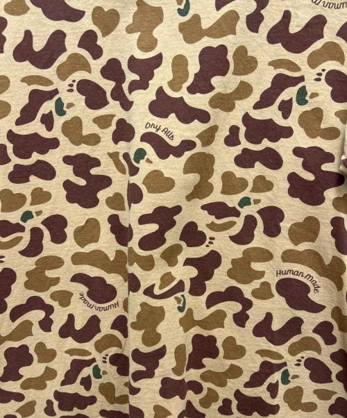 HUMAN MADE（ヒューマンメイド）HUMAN MADE (ヒューマンメイド) カモ総柄半袖カットソー ベージュ サイズ:Lの古着・服飾アイテム