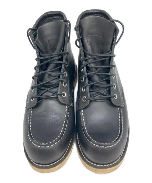 RED WING（レッドウィング）RED WING (レッドウィング) 6インチモックトゥブーツ ブラック サイズ:6　1/2 D（約24.5㎝）の古着・服飾アイテム