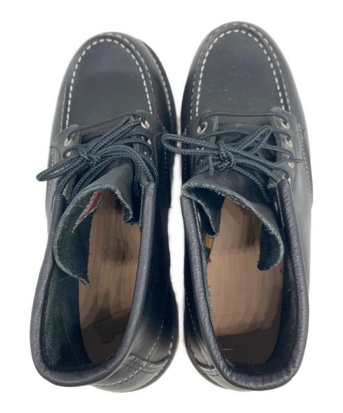 RED WING（レッドウィング）RED WING (レッドウィング) 6インチモックトゥブーツ ブラック サイズ:6　1/2 D（約24.5㎝）の古着・服飾アイテム
