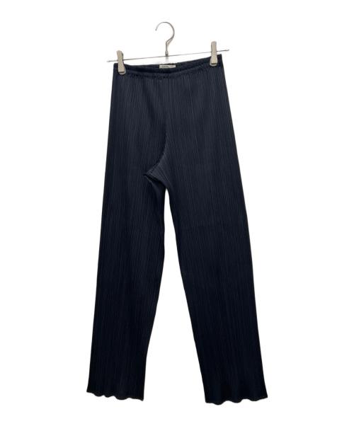 PLEATS PLEASE（プリーツプリーズ）PLEATS PLEASE (プリーツプリーズ) プリーツパンツ ネイビー サイズ:4の古着・服飾アイテム