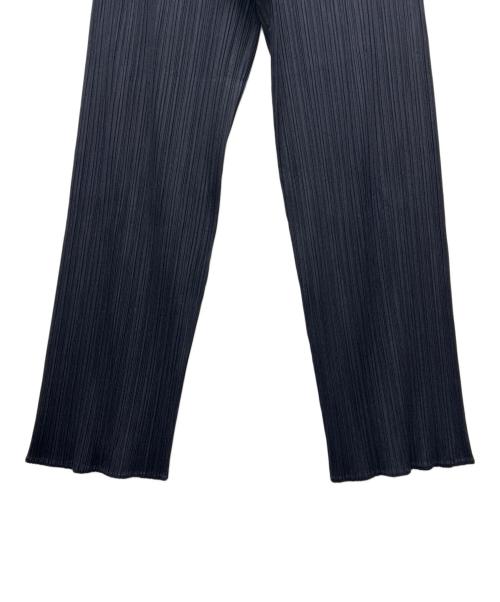 PLEATS PLEASE（プリーツプリーズ）PLEATS PLEASE (プリーツプリーズ) プリーツパンツ ネイビー サイズ:4の古着・服飾アイテム