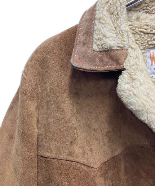 Schott（ショット）Schott (ショット) ウエスタンスウェードボアランチジャケット ブラウン サイズ:42の古着・服飾アイテム