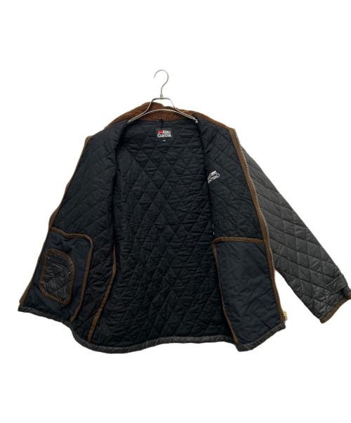 Abu Garcia（アブガルシア）Abu Garcia (アブガルシア) オイルドキルティングジャケット ブラック サイズ:LLの古着・服飾アイテム