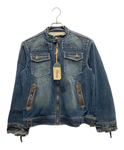 INDIAN MOTORCYCLE（インディアンモーターサイクル）INDIAN MOTORCYCLE (インディアンモーターサイクル) デニムジャケット インディゴ サイズ:L 未使用品の古着・服飾アイテム