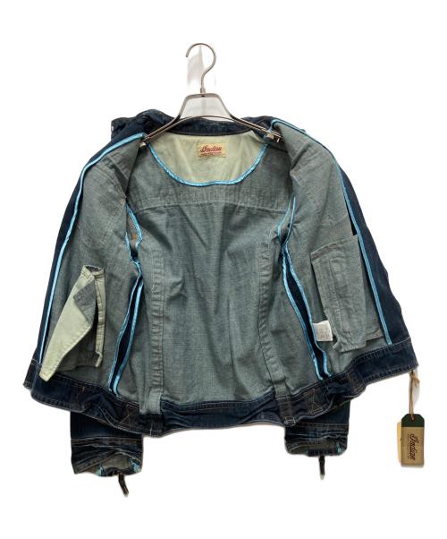 INDIAN MOTORCYCLE（インディアンモーターサイクル）INDIAN MOTORCYCLE (インディアンモーターサイクル) デニムジャケット インディゴ サイズ:L 未使用品の古着・服飾アイテム