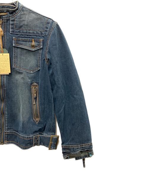 INDIAN MOTORCYCLE（インディアンモーターサイクル）INDIAN MOTORCYCLE (インディアンモーターサイクル) デニムジャケット インディゴ サイズ:L 未使用品の古着・服飾アイテム