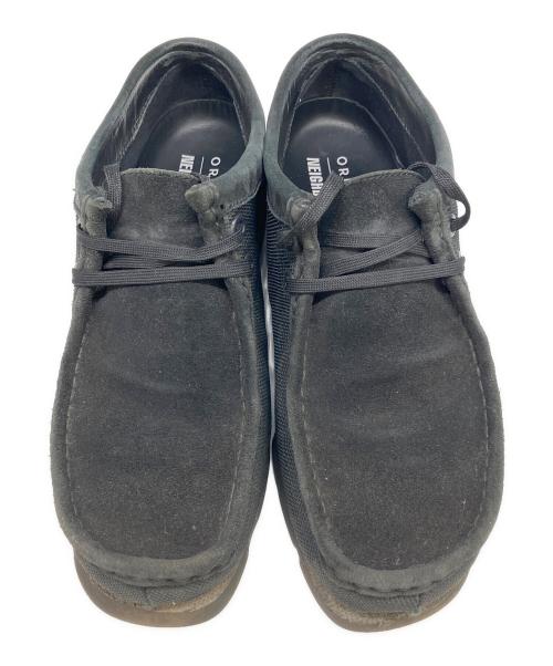 CLARKS（クラークス）CLARKS (クラークス) NEIGHBORHOOD (ネイバーフッド) ワラビーシューシズ ブラック サイズ:SIZE 25.5cmの古着・服飾アイテム