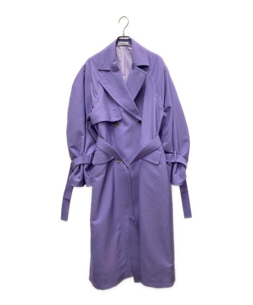 MAISON SPECIAL（メゾンスペシャル）MAISON SPECIAL (メゾンスペシャル) 23SS ボリュームスリーブトレンチコート パープル サイズ:FREEの古着・服飾アイテム