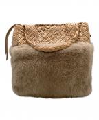 FALORNIファロルニ）の古着「ハンドバッグ」｜ベージュ