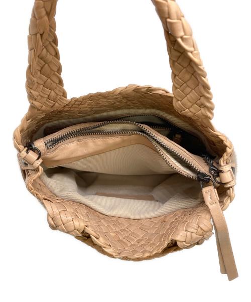 FALORNI（ファロルニ）FALORNI (ファロルニ) ハンドバッグ ベージュの古着・服飾アイテム