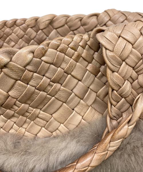 FALORNI（ファロルニ）FALORNI (ファロルニ) ハンドバッグ ベージュの古着・服飾アイテム