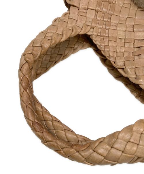 FALORNI（ファロルニ）FALORNI (ファロルニ) ハンドバッグ ベージュの古着・服飾アイテム