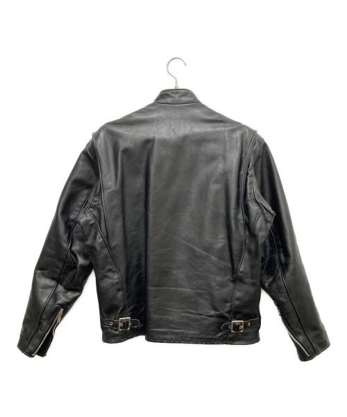 Schott（ショット）Schott (ショット) USA製ボアライナー付シングルライダースジャケット ブラック サイズ:40の古着・服飾アイテム
