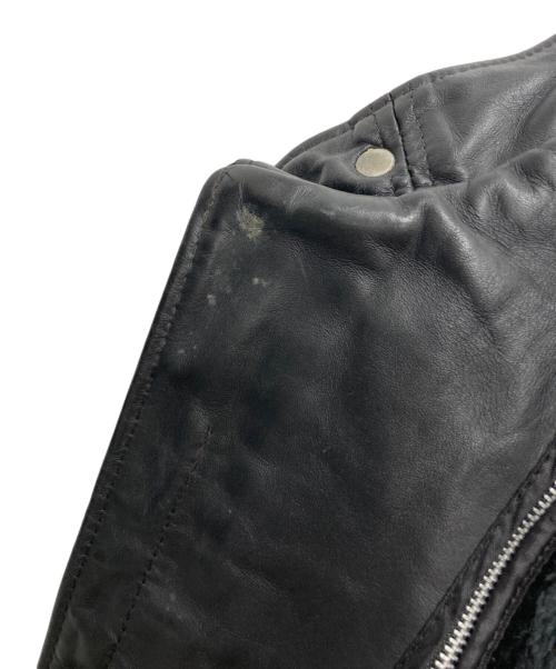 Schott（ショット）Schott (ショット) USA製ボアライナー付シングルライダースジャケット ブラック サイズ:40の古着・服飾アイテム