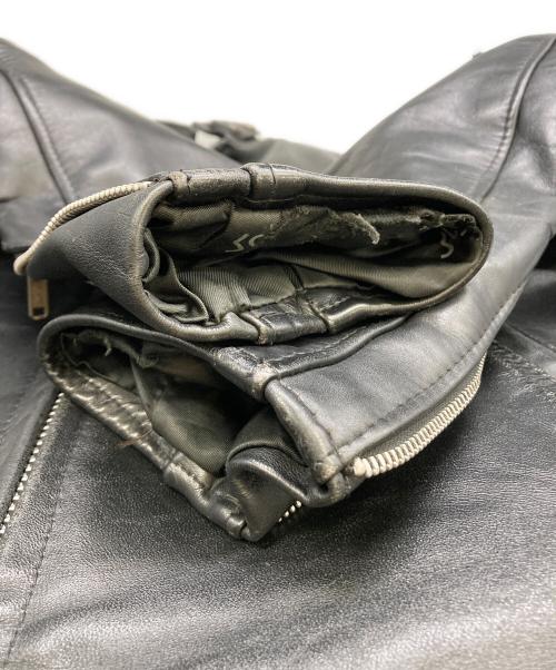 Schott（ショット）Schott (ショット) USA製ボアライナー付シングルライダースジャケット ブラック サイズ:40の古着・服飾アイテム