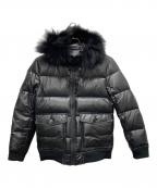BURBERRY BLACK LABELバーバリーブラックレーベル）の古着「リバーシブルダウンジャケット」｜ブラック