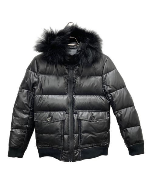 BURBERRY BLACK LABEL（バーバリーブラックレーベル）BURBERRY BLACK LABEL (バーバリーブラックレーベル) リバーシブルダウンジャケット ブラック サイズ:Mの古着・服飾アイテム