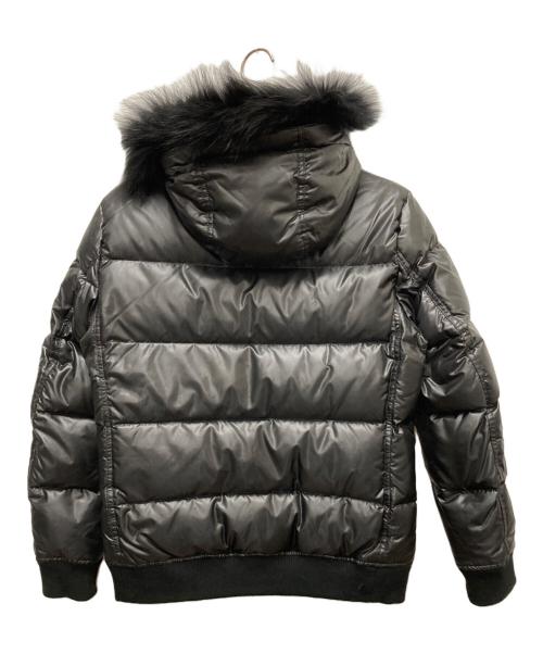 BURBERRY BLACK LABEL（バーバリーブラックレーベル）BURBERRY BLACK LABEL (バーバリーブラックレーベル) リバーシブルダウンジャケット ブラック サイズ:Mの古着・服飾アイテム
