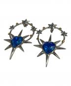 PAMEO POSEパメオポーズ）の古着「Sacred Heart Pierce」｜シルバー×ブルー