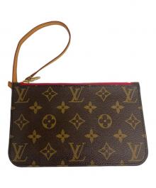 LOUIS VUITTON（ルイ ヴィトン）の古着「ネヴァーフルMM付属用ポーチ モノグラム」｜ブラウン