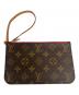 LOUIS VUITTON（ルイ ヴィトン）の古着「ネヴァーフルMM付属用ポーチ モノグラム」｜ブラウン