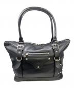 TORNADO MARTトルネードマート）の古着「レザーハンドバッグ」｜ブラック