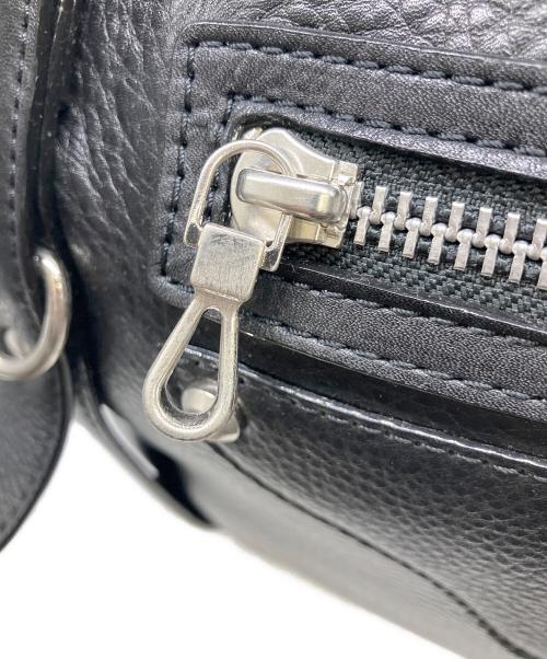 TORNADO MART（トルネードマート）TORNADO MART (トルネードマート) レザーハンドバッグ ブラックの古着・服飾アイテム