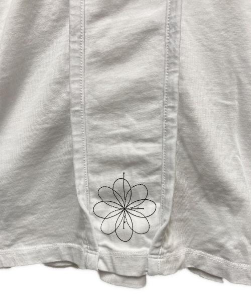 J.L - A.L/（ジェイラル）J.L - A.L/ (ジェイラル) 半袖カットソー ホワイト サイズ:Sの古着・服飾アイテム