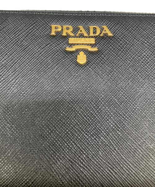 PRADA（プラダ）PRADA (プラダ) 長財布 サフィアーノ ブラックの古着・服飾アイテム