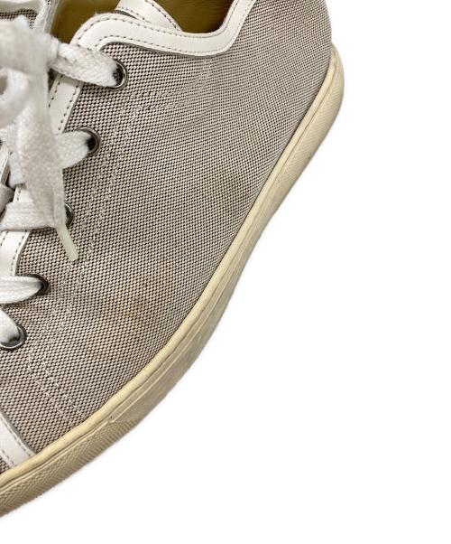 HERMES（エルメス）HERMES (エルメス) ローカットスニーカー ベージュ サイズ:41（25.5～26㎝）の古着・服飾アイテム