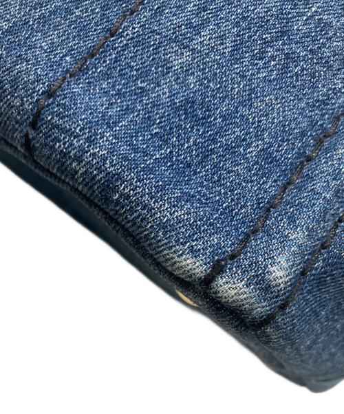 PRADA（プラダ）PRADA (プラダ) 2WAYバッグ カナパ デニム インディゴの古着・服飾アイテム