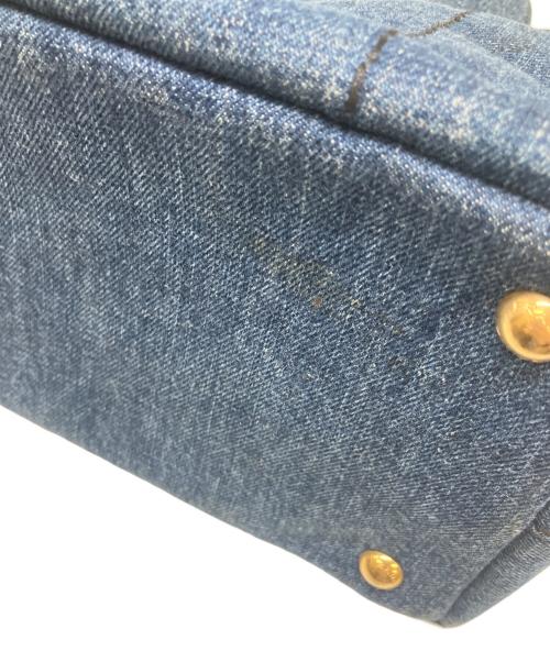PRADA（プラダ）PRADA (プラダ) 2WAYバッグ カナパ デニム インディゴの古着・服飾アイテム