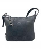 Salvatore Ferragamoサルヴァトーレ フェラガモ）の古着「ショルダーバッグ ガンチーニ」｜ブラック