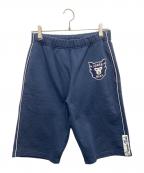 HUMAN MADEヒューマンメイド）の古着「スウェットハーフパンツ」｜ネイビー