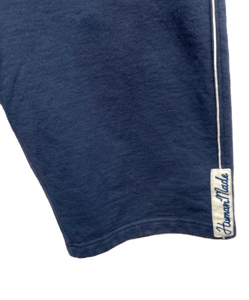 HUMAN MADE（ヒューマンメイド）HUMAN MADE (ヒューマンメイド) スウェットハーフパンツ ネイビー サイズ:SIZE Mの古着・服飾アイテム