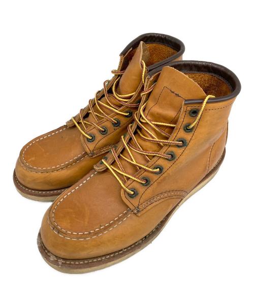RED WING（レッドウィング）RED WING (レッドウィング) 7ホールブーツ　	6インチ クラシックモック ブラウン サイズ:SIZE 25.5cmの古着・服飾アイテム