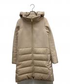 HERNOヘルノ）の古着「DIAGONAL WOOL AND NUAGE PARKA」｜ベージュ