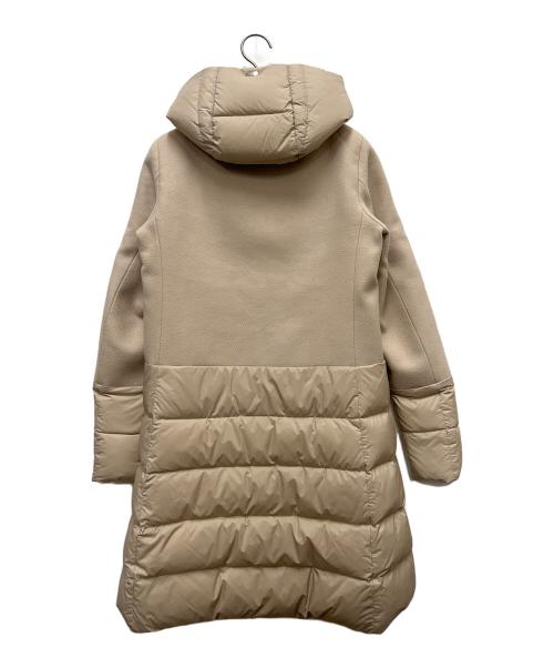 HERNO（ヘルノ）HERNO (ヘルノ) DIAGONAL WOOL AND NUAGE PARKA ベージュ サイズ:38の古着・服飾アイテム