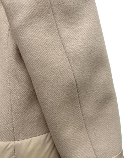 HERNO（ヘルノ）HERNO (ヘルノ) DIAGONAL WOOL AND NUAGE PARKA ベージュ サイズ:38の古着・服飾アイテム