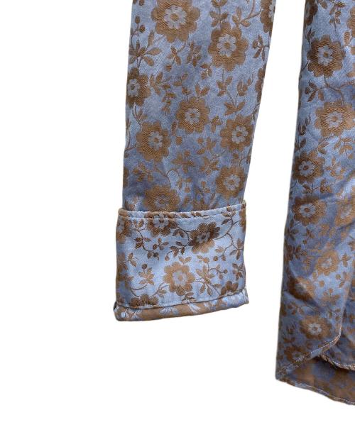 COMME des GARCONS HOMME DEUX（コムデギャルソン オム ドゥ）COMME des GARCONS HOMME DEUX (コムデギャルソン オム ドゥ) 花柄シャツ ブルー サイズ:SIZE Sの古着・服飾アイテム
