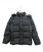 BURBERRY LONDONバーバリーロンドン）の古着「フォックスファー付きダウンジャケット」｜ブラック