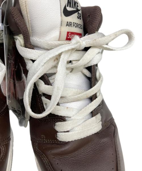 NIKE SB（ナイキエスビー）NIKE SB (ナイキエスビー) SUPREME (シュプリーム) AIR FORCE 2 LOW”BAROQUE BROWN” ブラウン サイズ:US9.5の古着・服飾アイテム