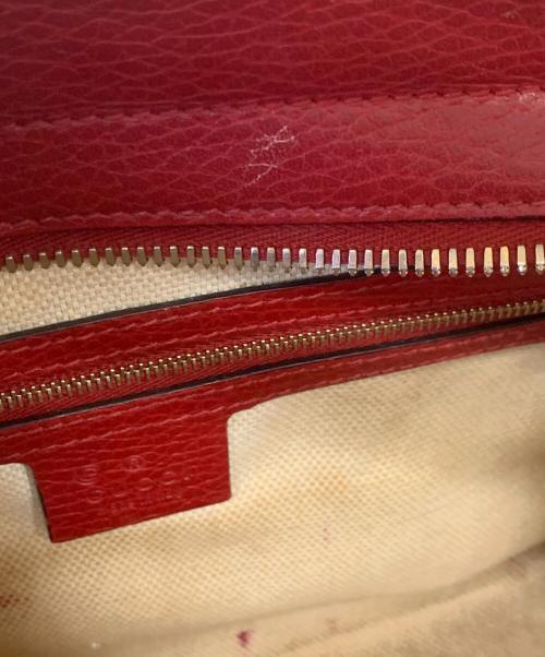 GUCCI（グッチ）GUCCI (グッチ) 2WAYバッグ ソーホー インターロッキングG レッドの古着・服飾アイテム