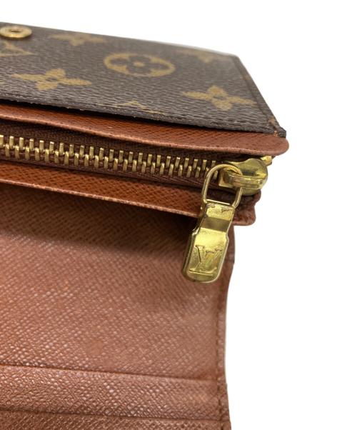 LOUIS VUITTON（ルイ ヴィトン）LOUIS VUITTON (ルイ ヴィトン) 2つ折り財布 モノグラム ポルトフォイユ・トレゾール ブラウンの古着・服飾アイテム